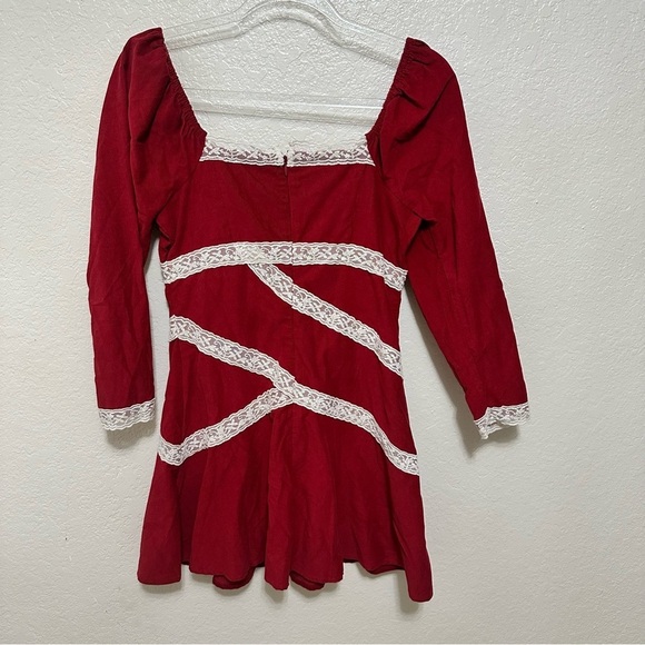 FREE PEOPLE Tennley Corduroy Mini Dress size S - Picture 9 of 10